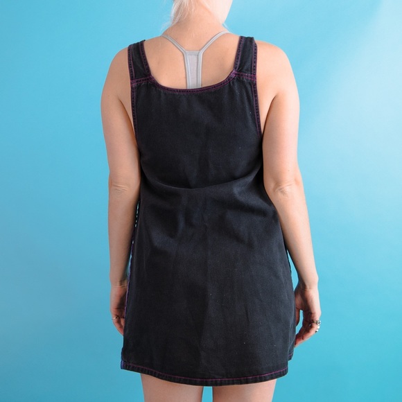 Vintage 90’s Looney Tunes Denim Overalls Dress - Picture 7 of 9